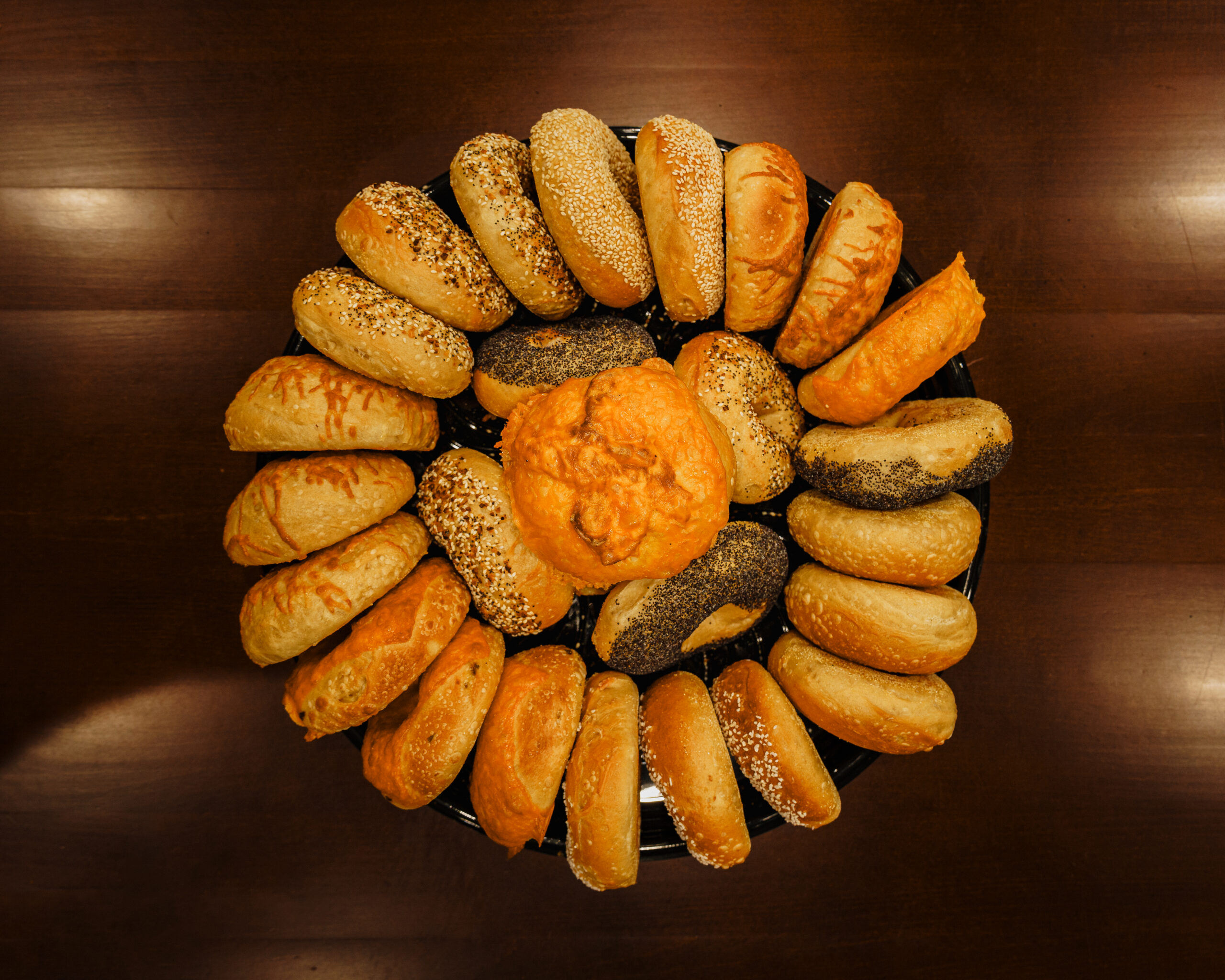 Freshly baked bagels, sandwiches and coffee at Legacy Bagels