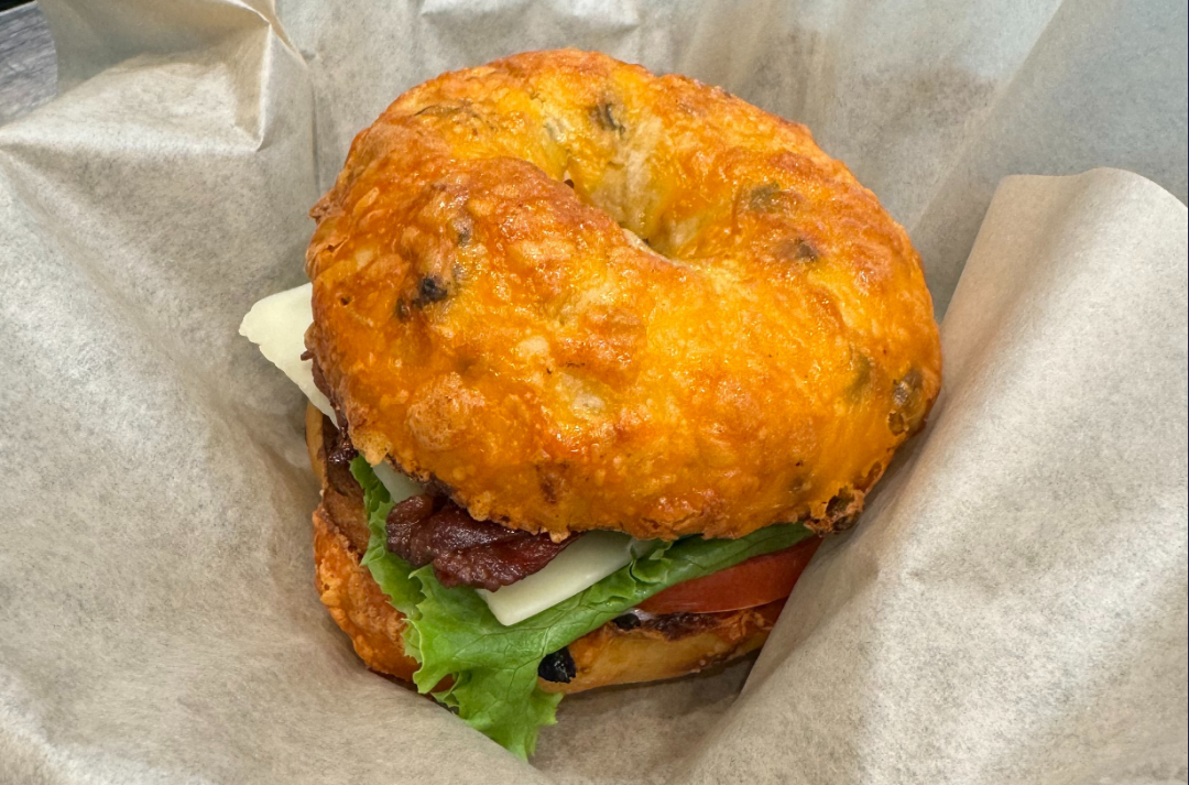 Freshly baked bagels, sandwiches and coffee at Legacy Bagels