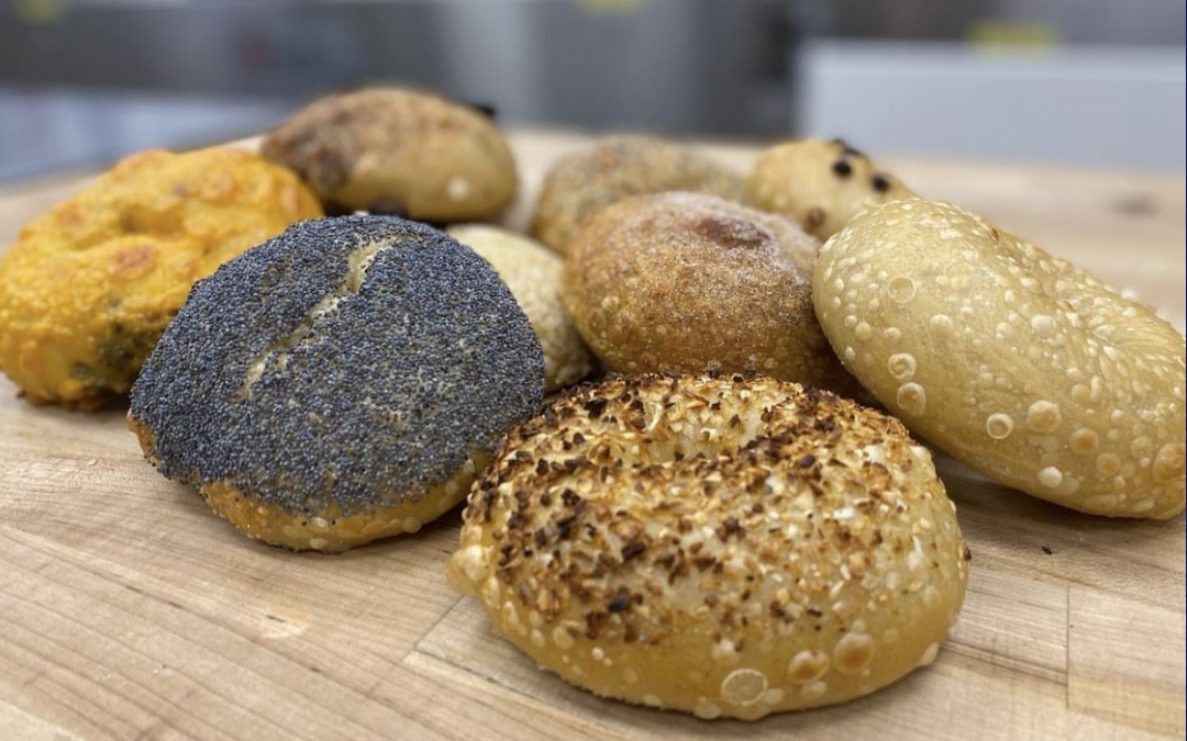Freshly baked bagels, sandwiches and coffee at Legacy Bagels